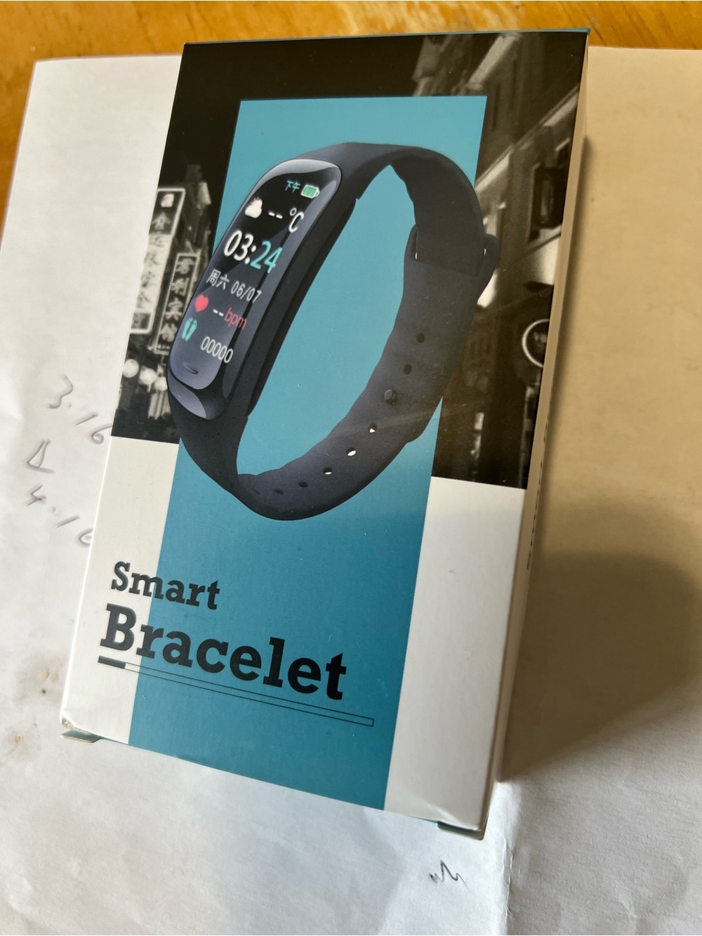 Smart Bracelet Fitness Tracker - Black